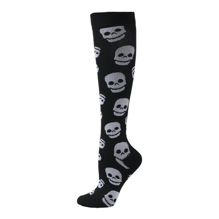 Stödstrumpor Skull and Ghosts