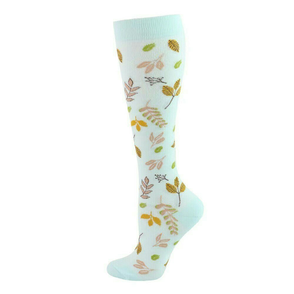 3-Pack Stödstrumpor Natur och Blommor