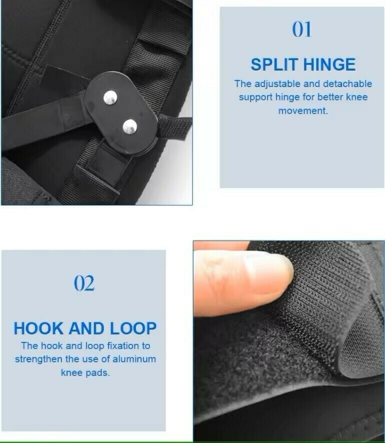 Knäskydd med spänne