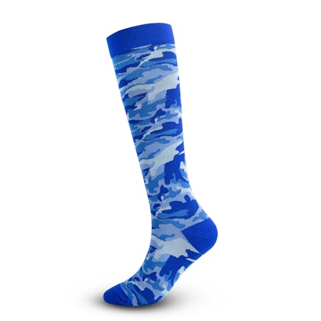 Stödstrumpa Camouflage Blue Nr 109