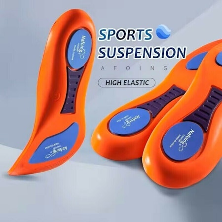 Inläggsula för Häl & hålfot Orange (1 par)