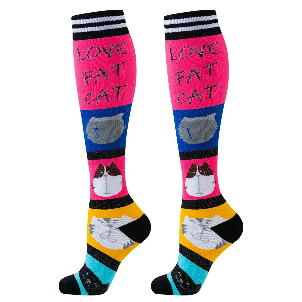 Kompressionsstrumpor Funny Cats 5-Pack
