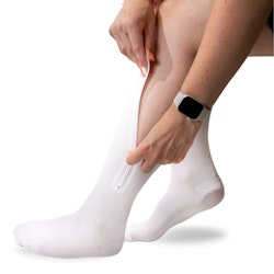 3-Pack Trofast Kompressionsstrumpa med dragkedja Frost white