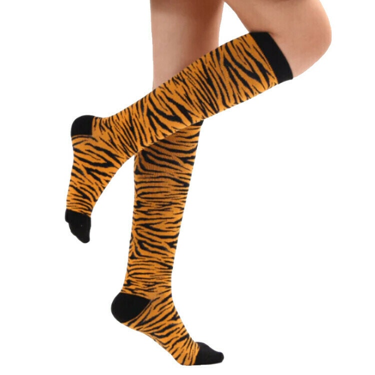 Stödstrumpor Zebra Gul Nr 128
