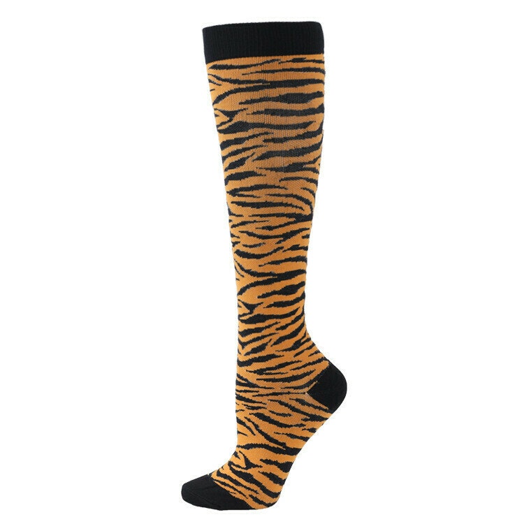 Stödstrumpor Zebra Gul Nr 128