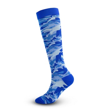 3-Pack Stödstrumpa Camouflage Blue Nr 109