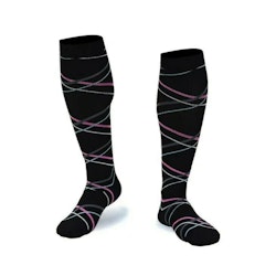 3-Pack Stödstrumpor Stripes retro Nr 46