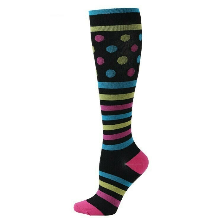 Stödstrumpor Dots and Stripes Nr 37