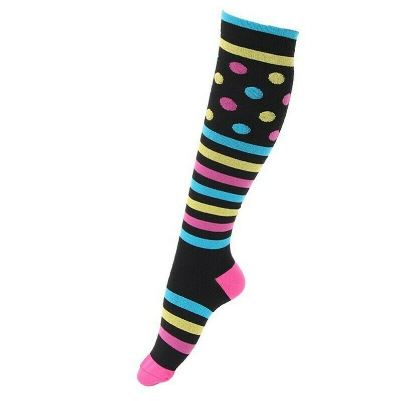 Stödstrumpor Dots and Stripes Nr 37