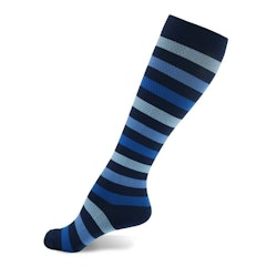 Stödstrumpor Blue stripe Nr 52