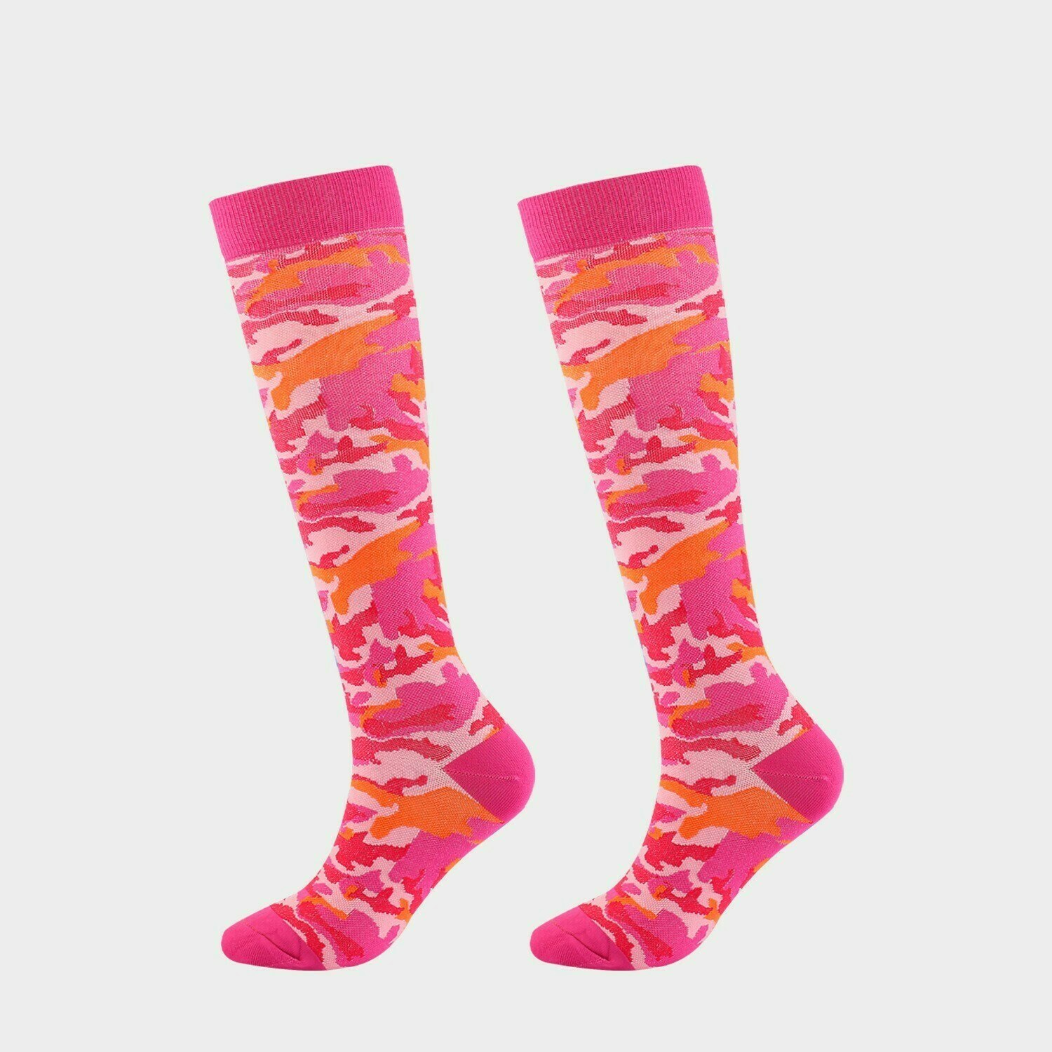 Stödstrumpor Pink flow Nr 66