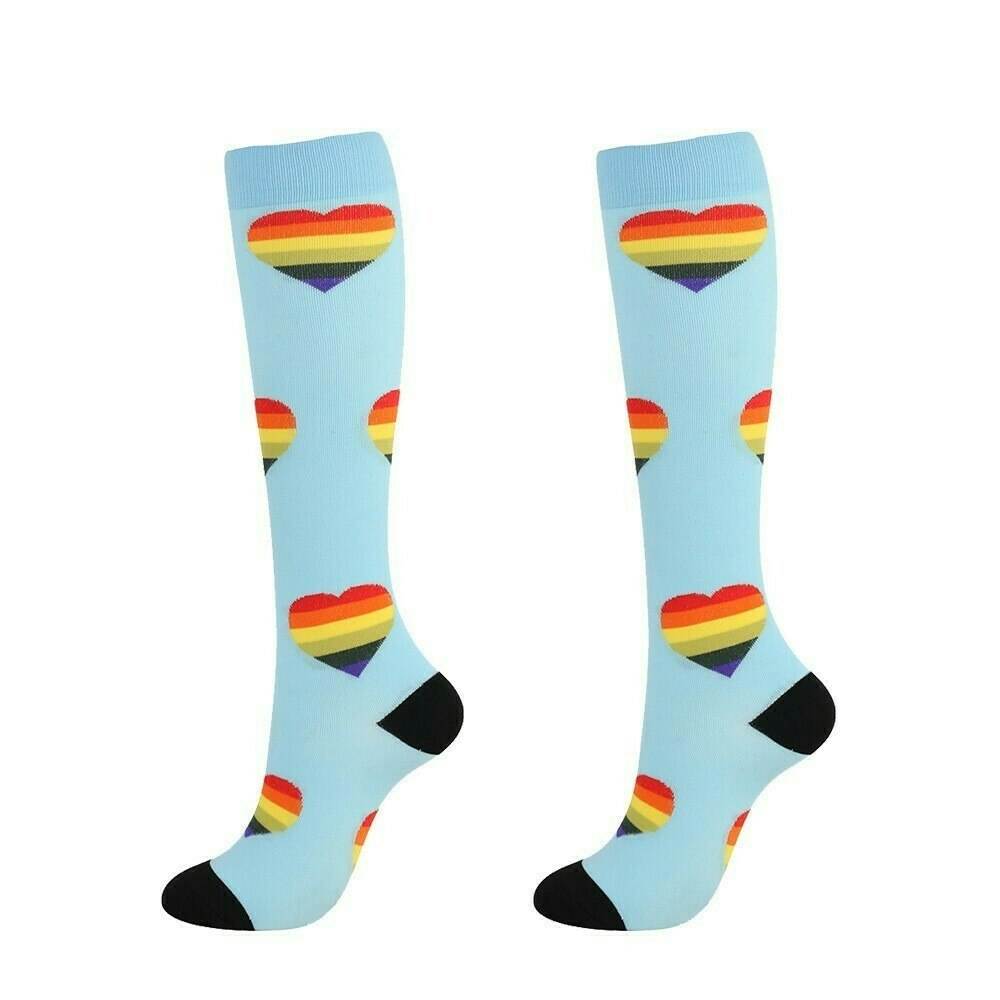 Stödstrumpor Hart Rainbow Nr 28