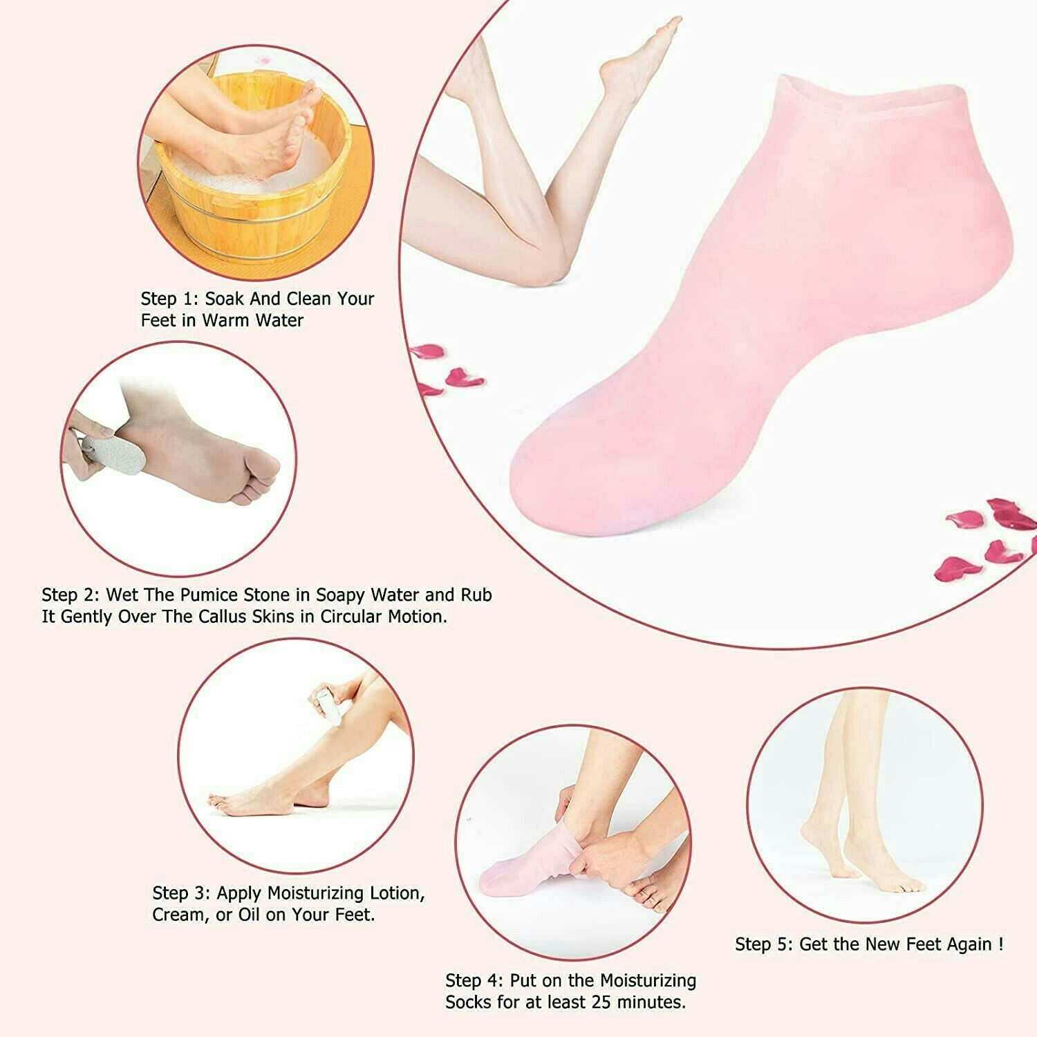 Mjukgörande gelsocka