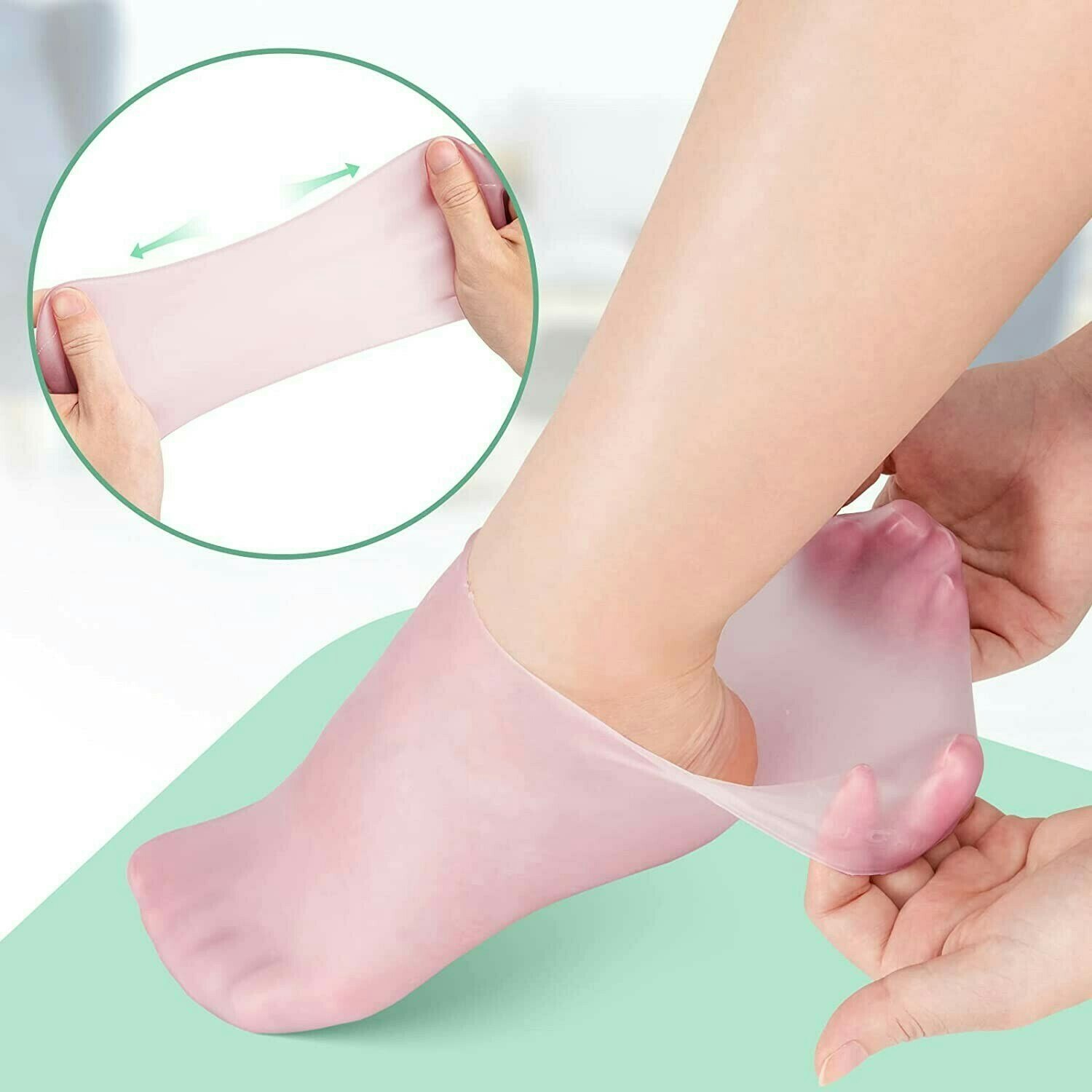 Mjukgörande gelsocka