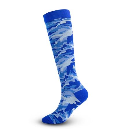 Kompressionsstrumpa Camouflage Blue Nr 109