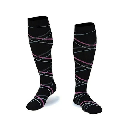 Kompressionsstrumpor Stripes retro Nr 46