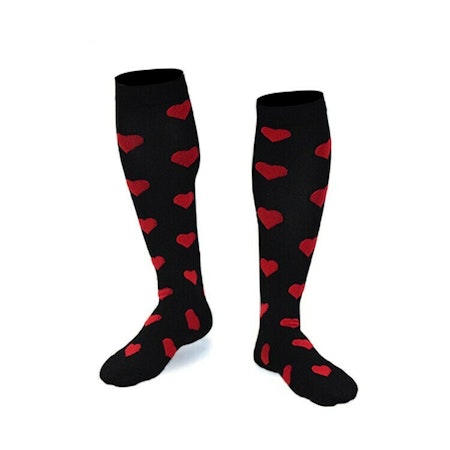 Kompressionsstrumpor Red Hearts Nr 32