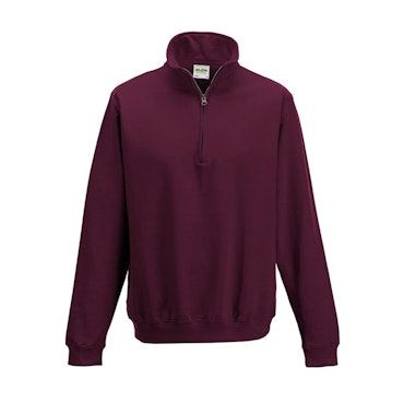 Sweatshirt med kort dragkedja | Just Hoods