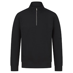 Sweatshirt med kort dragkedja i unisex | Henbury