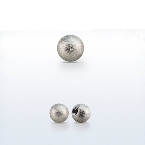 Lös kula frostad 4mm diameter 1.2mm gänga (lös del)