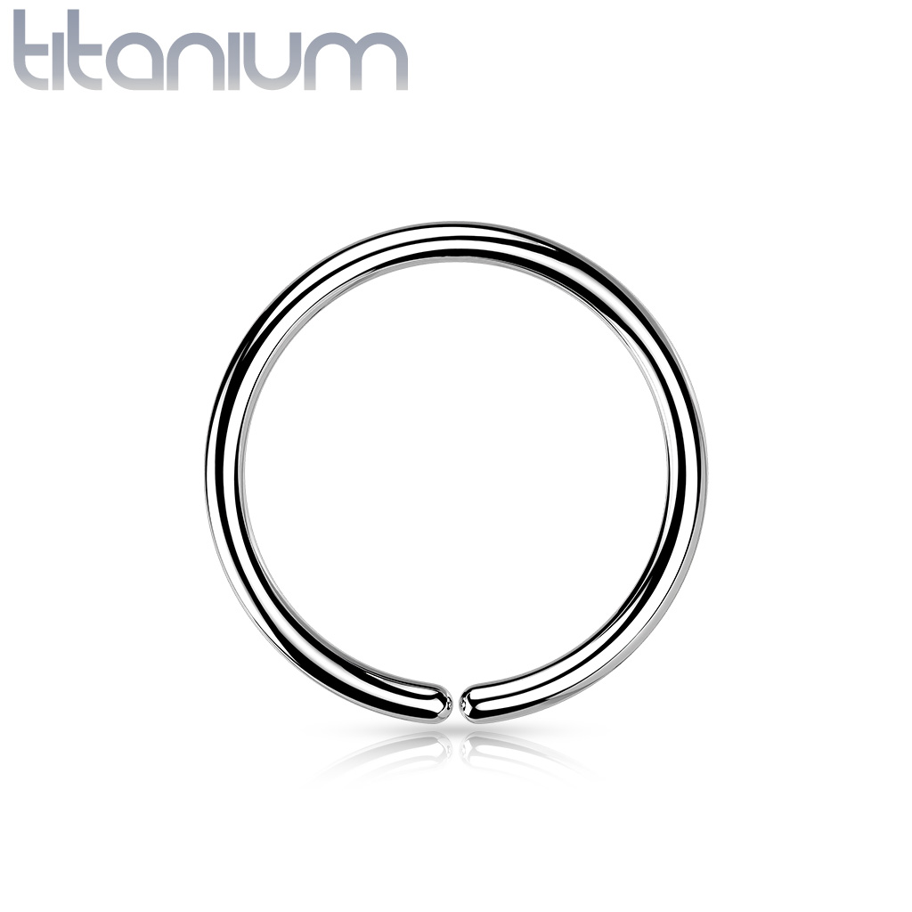 Sömlös / Seamless ring i grade 23 titanium 1mm