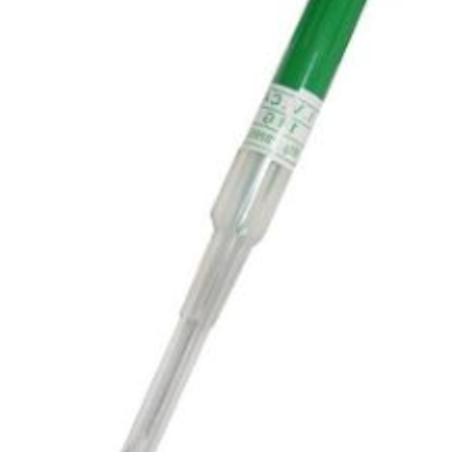 Piercingnål med hylsa (Grön 1.2mm)