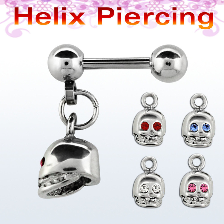Helix Piercing - Dödskalle