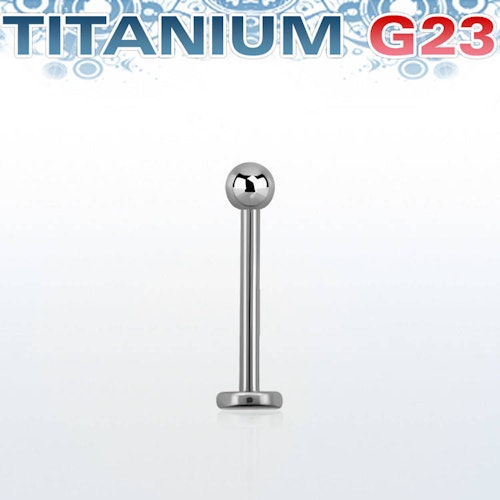 Titanium Labret / Monroe 1.2mm med 2.5mm kula