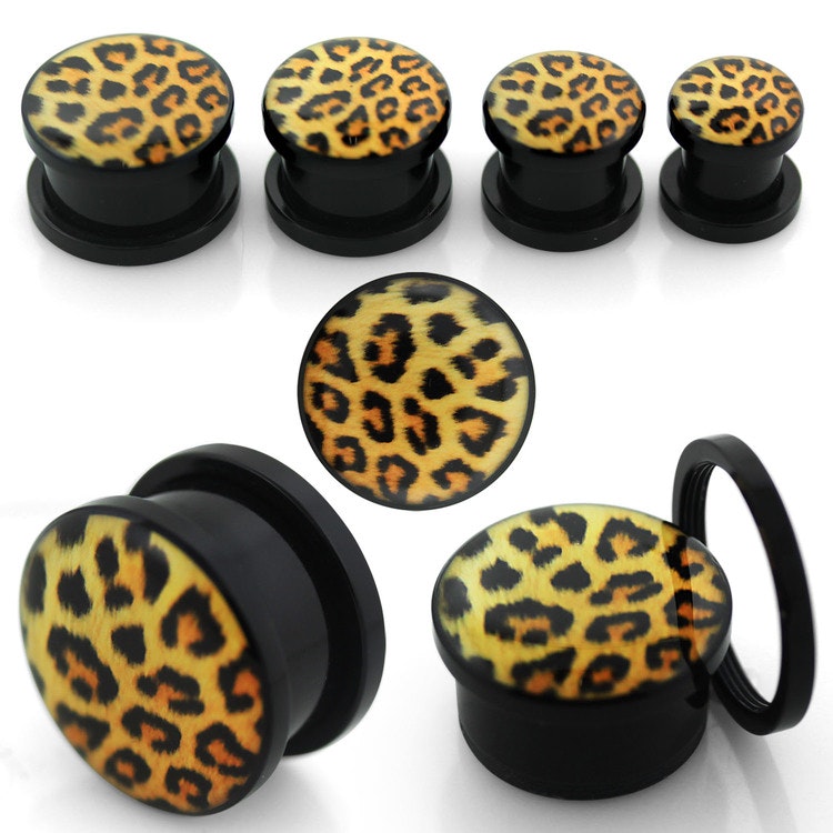 Screw Fit Plugg - Leopard