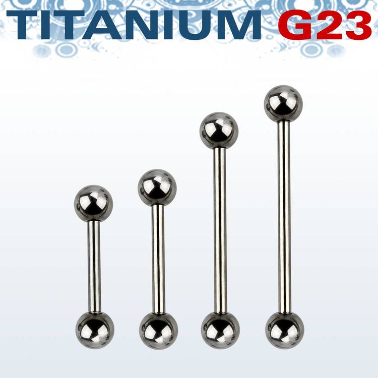 Titanium Barbell 1.6mm med 5mm kulor