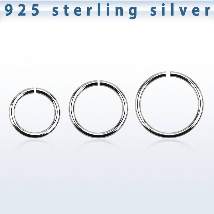 Sömlös ring i 925-silver 1.2mm