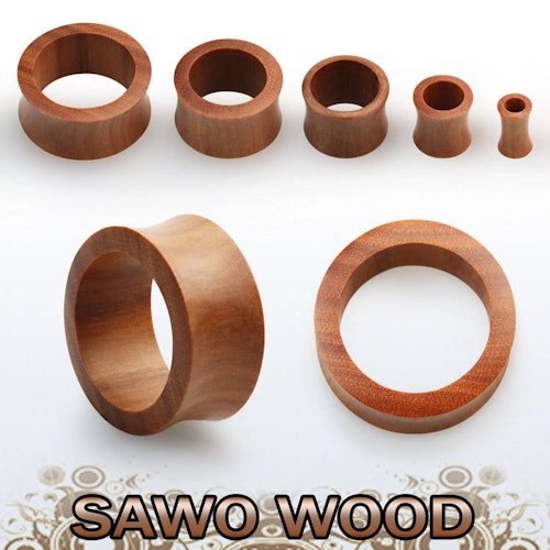 Trätunnel i sawo wood