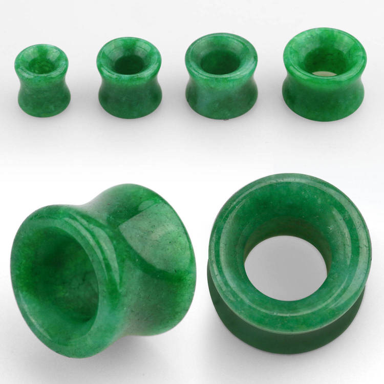 Double flare stentunnel (jade stone)