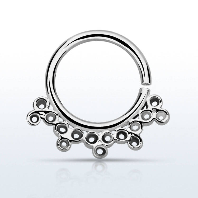 Septum piercing i 925 silver - Indian Design