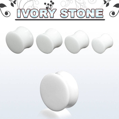 Stenplugg vit "ivory stone"