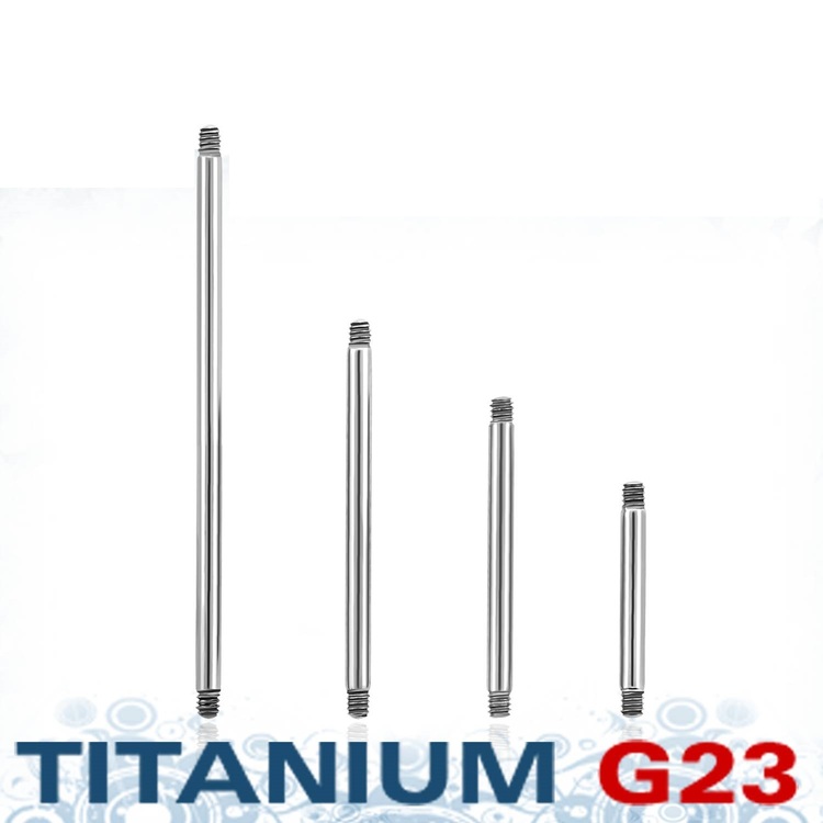Titanium barbell 1.2mm (lös del)