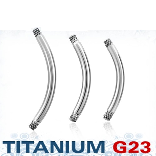 Titanium banana 1.6mm (lös del)