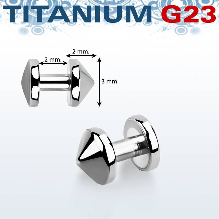 Skin diver titanium (3mm kon)