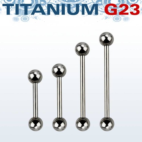 Titanium Barbell 1.6mm med 6mm kulor