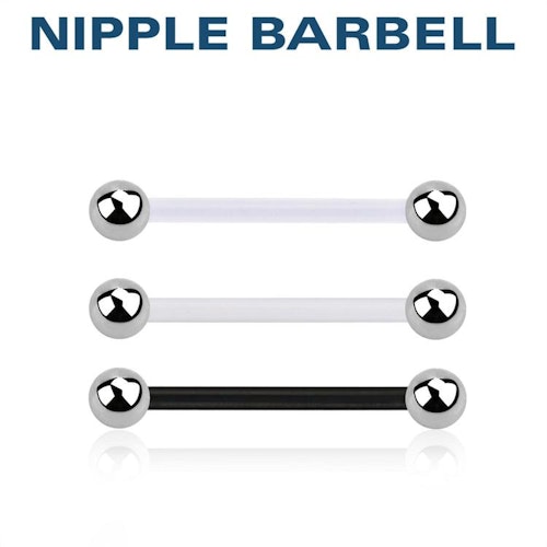 Bio-flex barbell 1.6mm med 4mm kulor