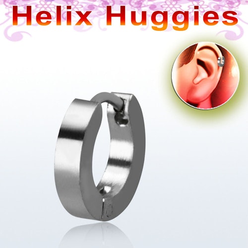 Helix huggie i mattpolerad stål