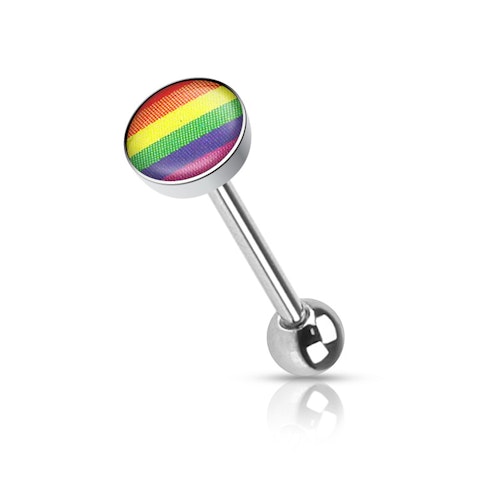 Barbell / Tungstav med gay pride regnbåge