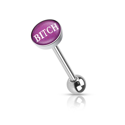 Barbell / Tungstav med "bitch" logo