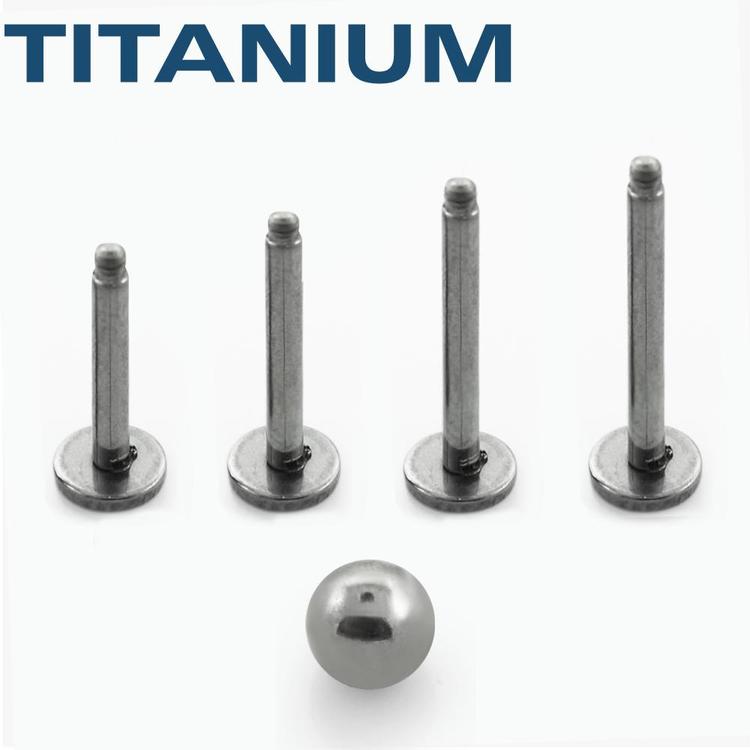 Titanium 1.2mm Labret / Monroe Läksmycke