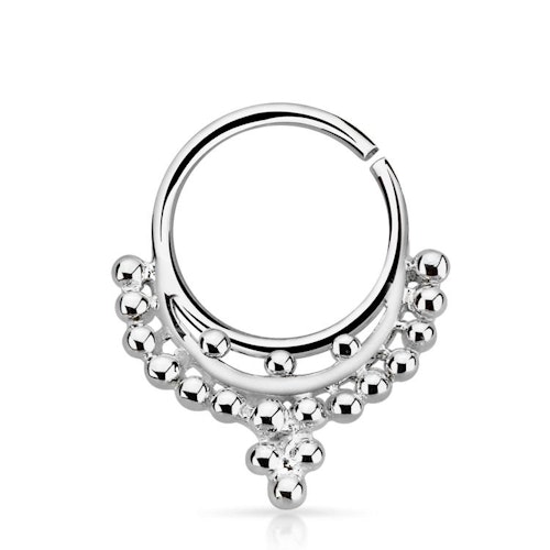 Septum piercing i 925 silver - Inspired by Indian Design