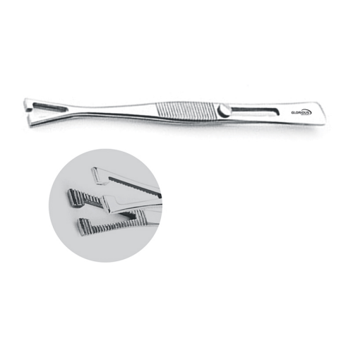 Piercing pincett - slotted pennington