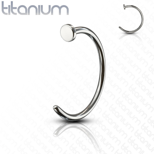 Nose Hoop näsring i titanium