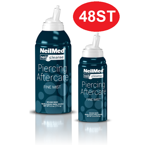NeilMed Piercing Aftercare - Steril saltlösning (kartong 48st)