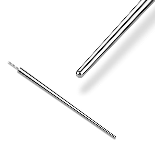 Ledsticka / taper i titanium för threadless push-pins smycken