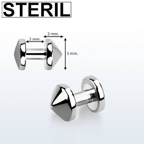 Steril Skin diver titanium (3mm kon)